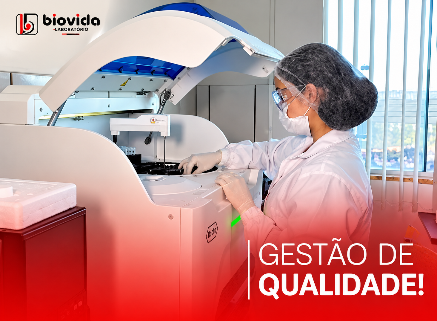 Gestão de Qualidade — Equipamentos de precisão Laboratório Biovida